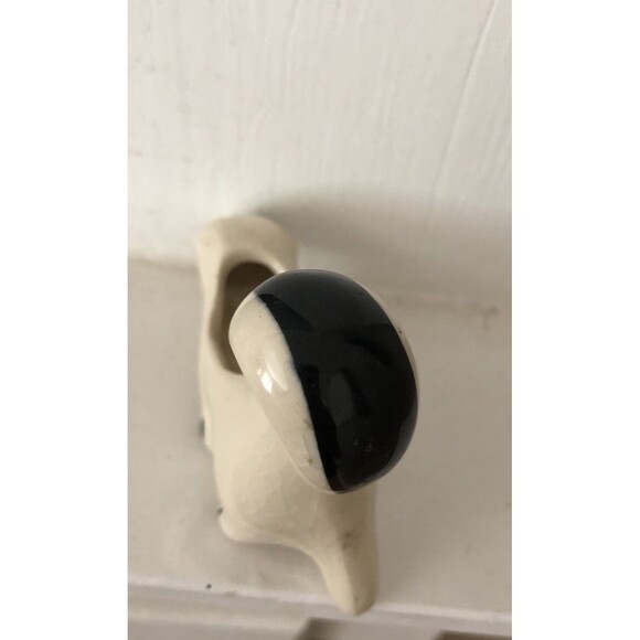 VINTAGE RIO HONDO CALIFORNIA ART POTTERY MINIATURE WALKING SKUNK 2.5" PLANTER - Picture 5 of 7